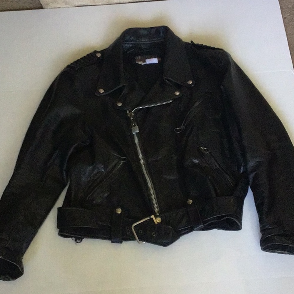 Brooks leather sport jacket size 44